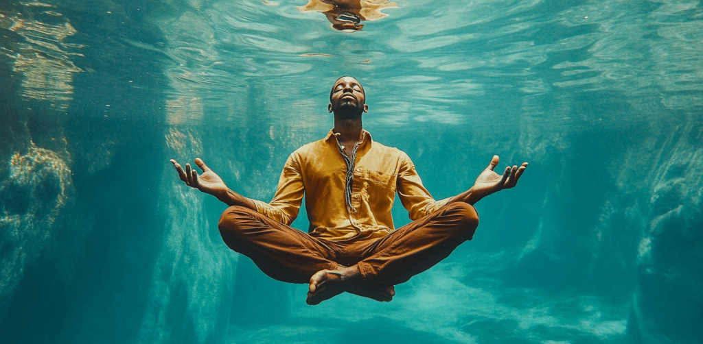 meditación con tanques de flotación