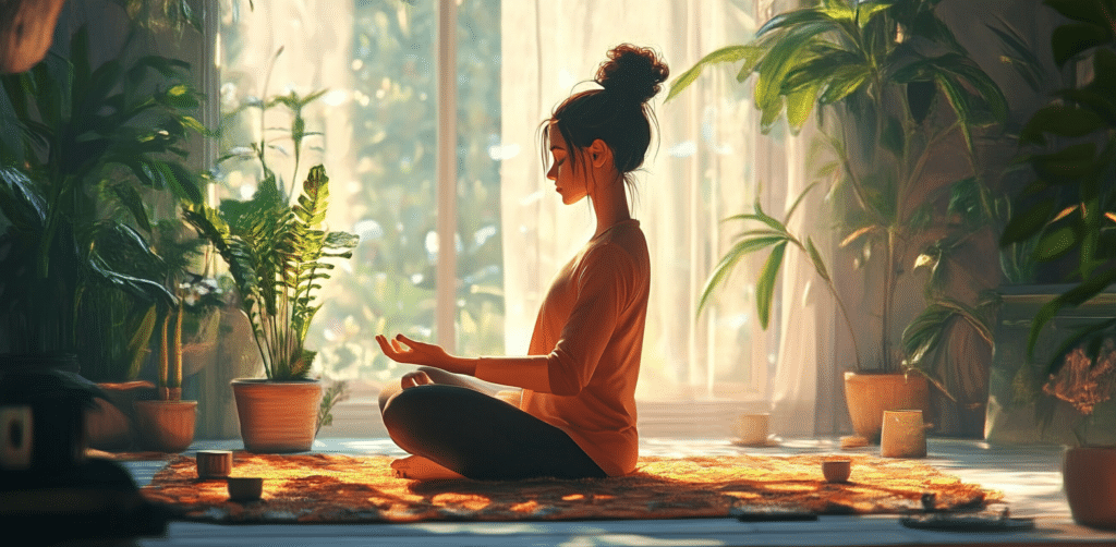 meditación en casa